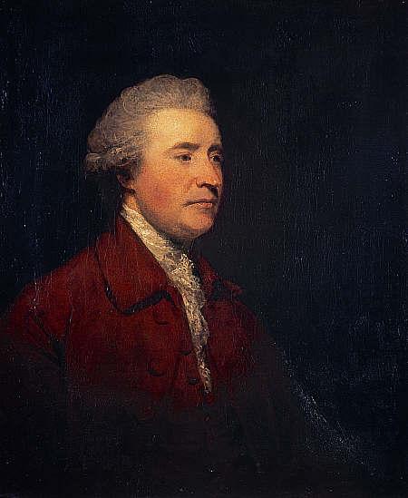Wikioo.org - The Encyclopedia of Fine Arts - Painting, Artwork by Joshua Reynolds - Edmund Burke, Statesman, Orator and Author