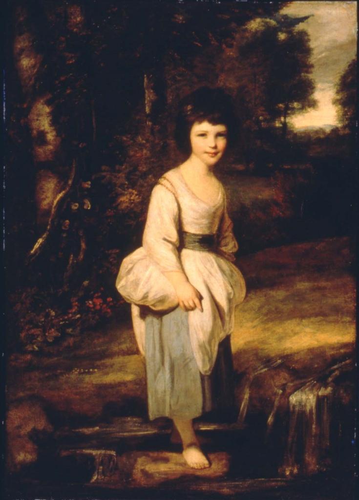 Wikioo.org - The Encyclopedia of Fine Arts - Painting, Artwork by Joshua Reynolds - Lady Anne Fitzpatrick