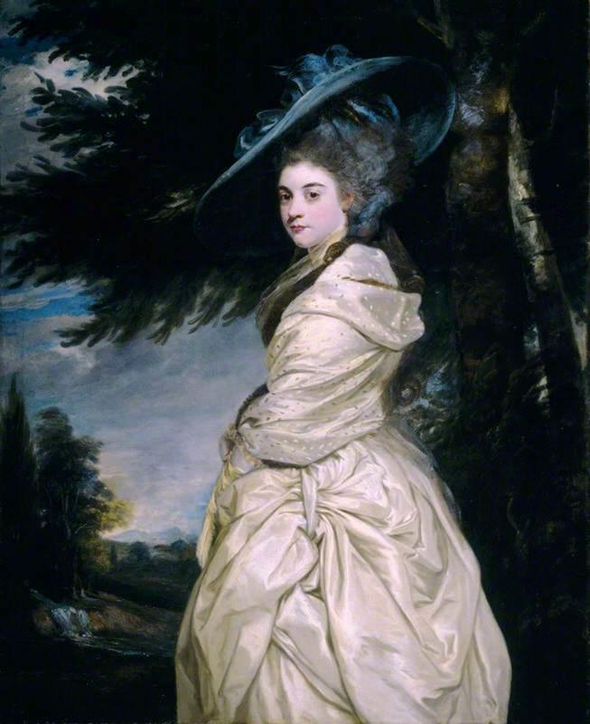 Wikioo.org - The Encyclopedia of Fine Arts - Painting, Artwork by Joshua Reynolds - Lady Henrietta Antonia Herbert, Countess of Powis