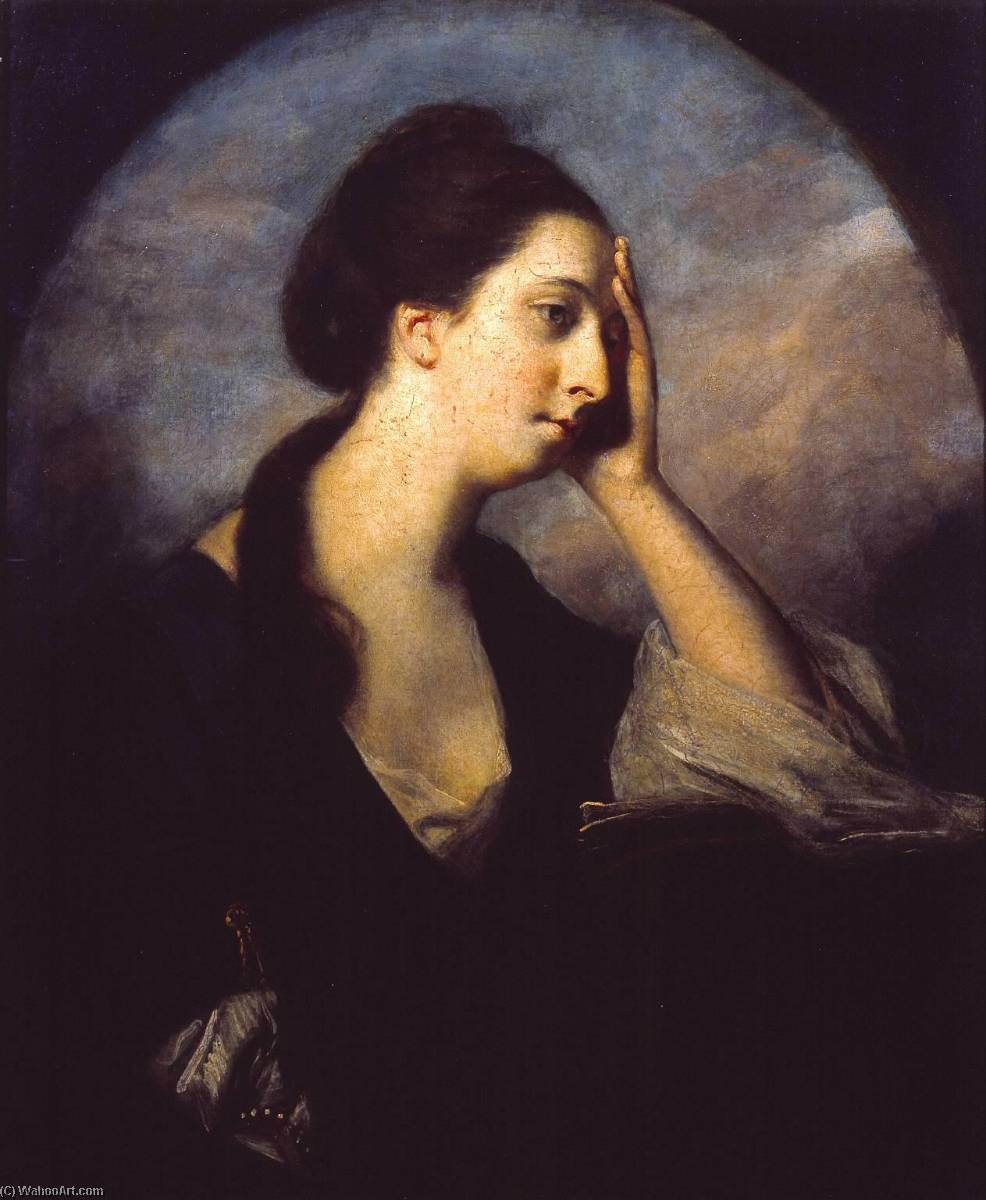 Wikioo.org - The Encyclopedia of Fine Arts - Painting, Artwork by Joshua Reynolds - Mrs Richard Cumberland