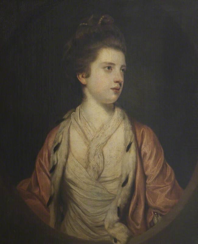 Wikioo.org - The Encyclopedia of Fine Arts - Painting, Artwork by Joshua Reynolds - Elizabeth Fortescue, Countess of Ancram and Later Marchioness of Lothian