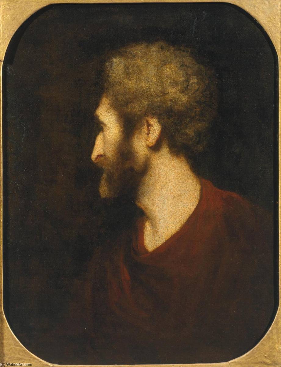 Wikioo.org - The Encyclopedia of Fine Arts - Painting, Artwork by Joshua Reynolds - A Man's Head