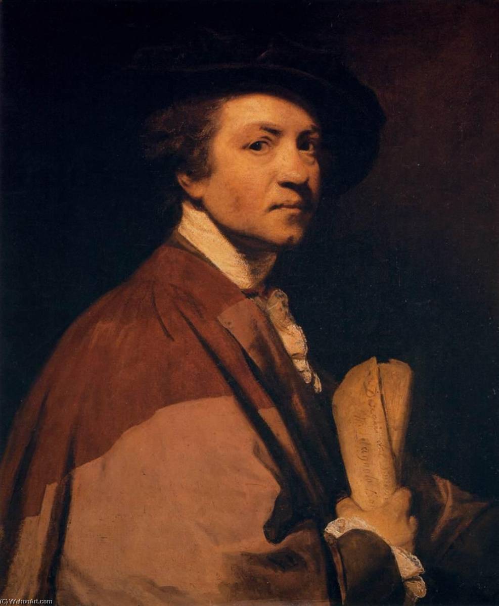Wikioo.org – L'Enciclopedia delle Belle Arti - Pittura, Opere di Joshua Reynolds - autoritratto