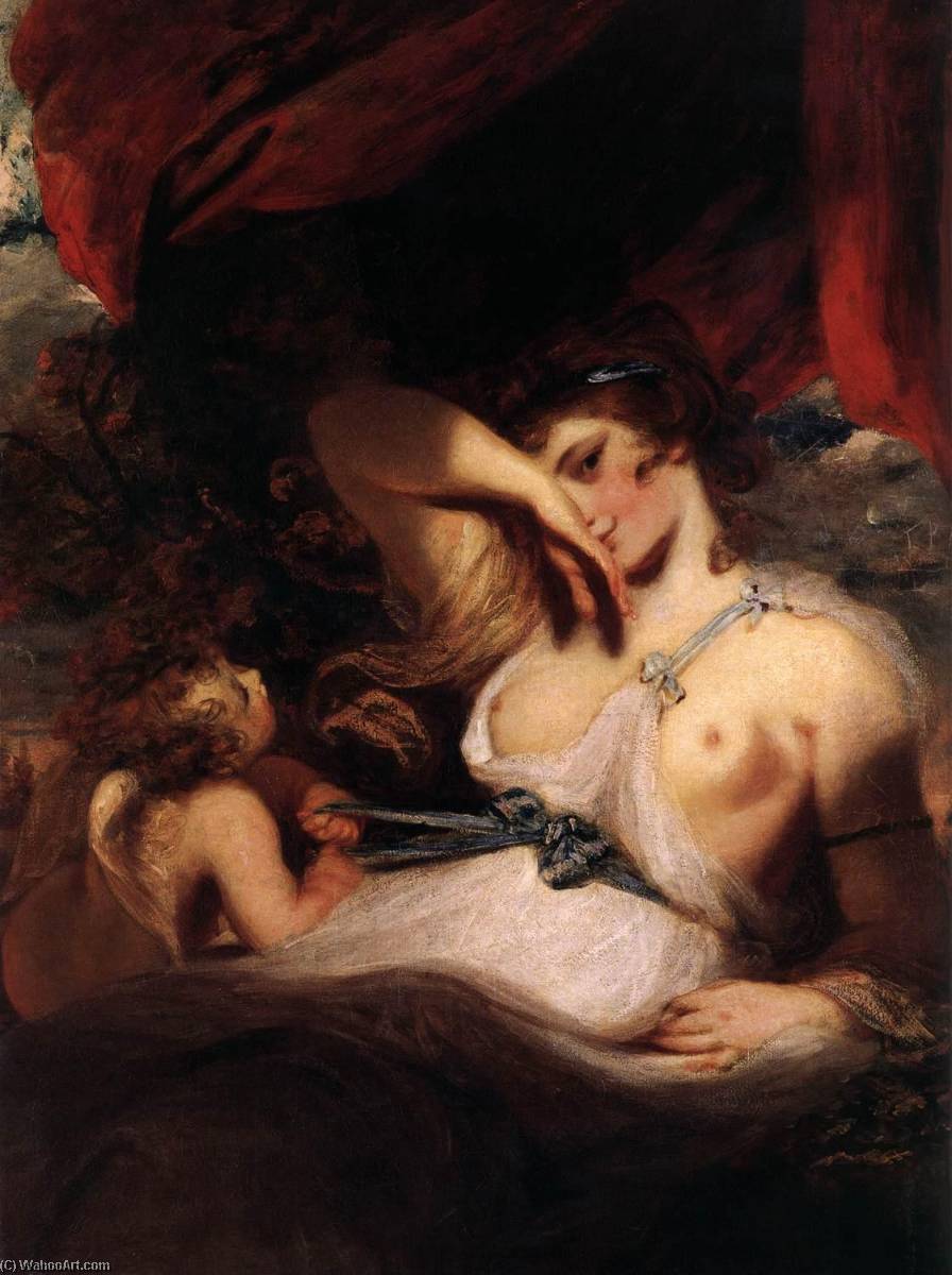 Wikioo.org - The Encyclopedia of Fine Arts - Painting, Artwork by Joshua Reynolds - Cupid Untying the Zone of Venus