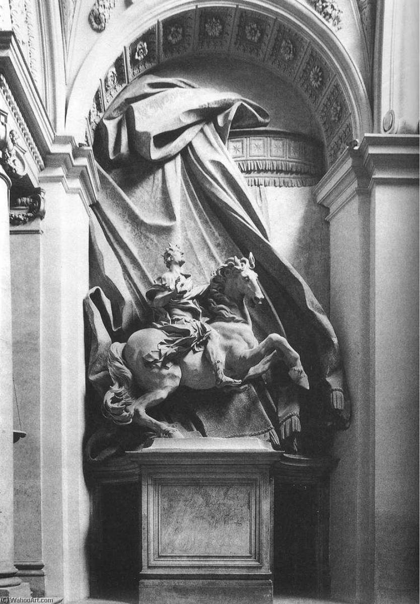 Wikioo.org – La Enciclopedia de las Bellas Artes - Pintura, Obras de arte de Gian Lorenzo Bernini - el emperador constantino