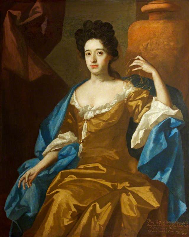 Wikioo.org - The Encyclopedia of Fine Arts - Painting, Artwork by Michael Dahl - Mary Wynter (1650–1691), Mrs William Blathwayt I