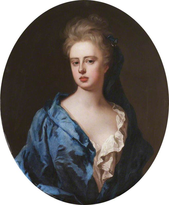 WikiOO.org – 美術百科全書 - 繪畫，作品 Michael Dahl - 陌生女人 , 以前 被称为 莎拉 丘吉尔 , 东东 Jenyns , 公爵夫人 的 马尔堡