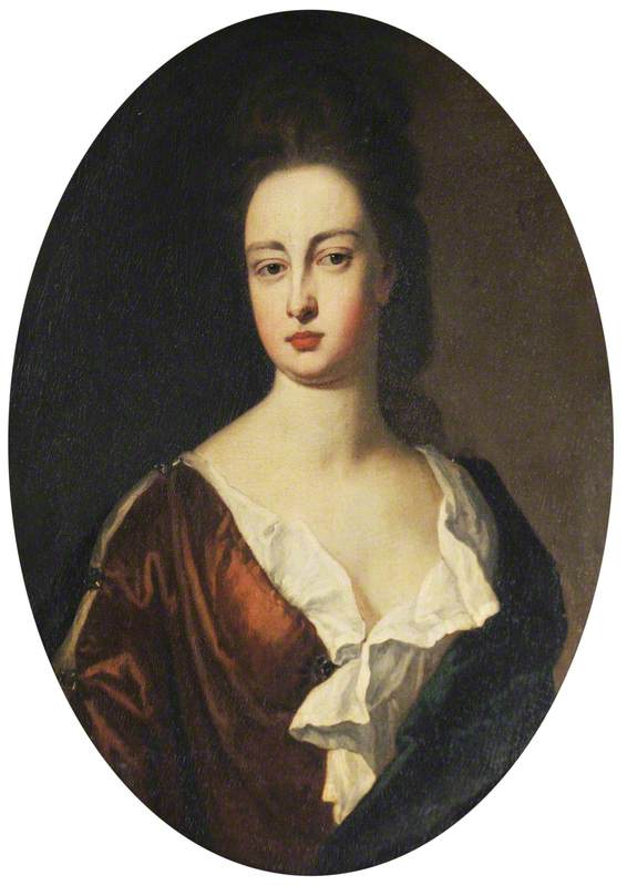 Wikioo.org - The Encyclopedia of Fine Arts - Painting, Artwork by Michael Dahl - Mary Preston (d.1724), Marchioness Duchess of Powis