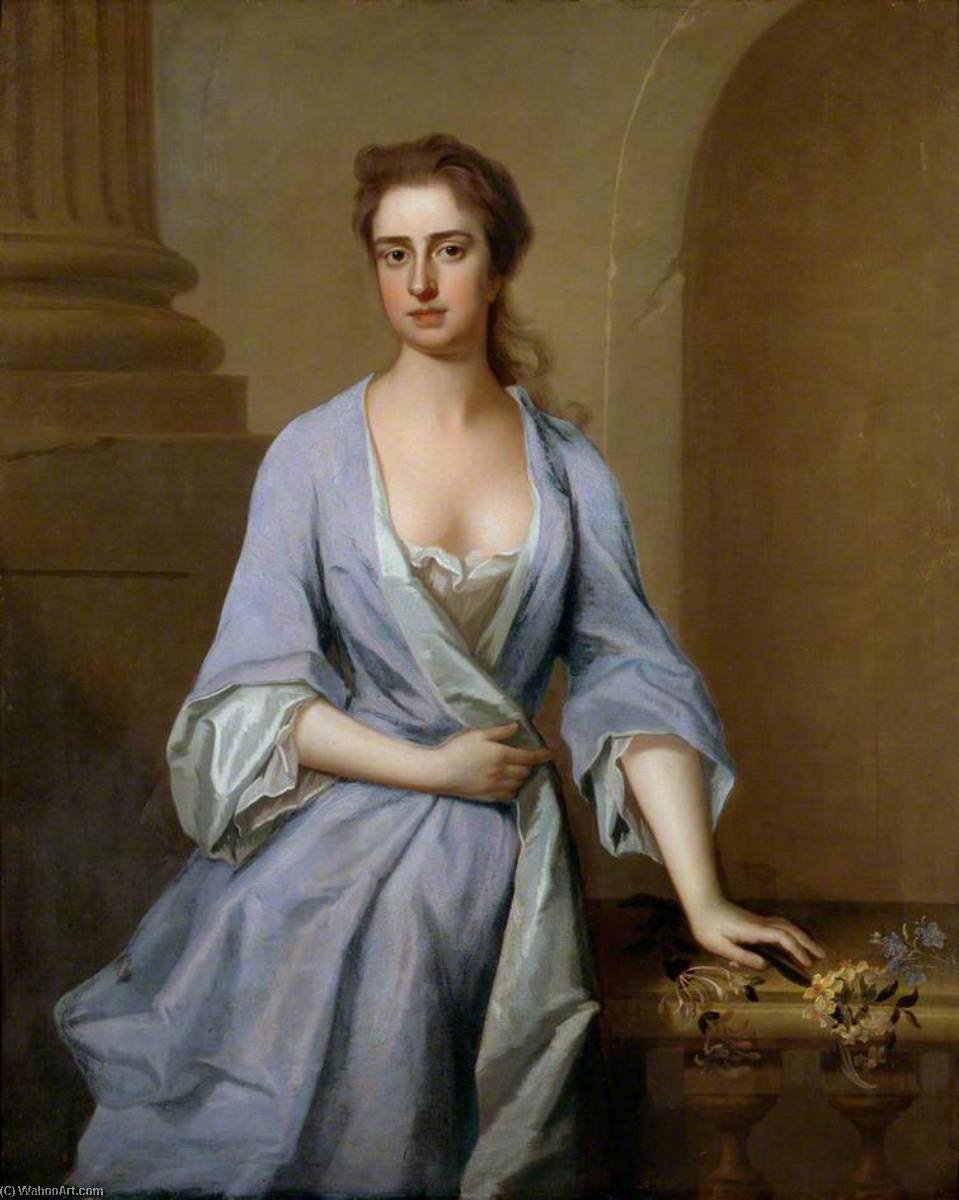 WikiOO.org - Encyclopedia of Fine Arts - Lukisan, Artwork Michael Dahl - Portrait of a Lady