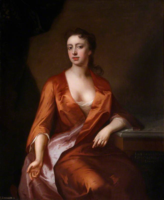 Wikioo.org – La Enciclopedia de las Bellas Artes - Pintura, Obras de arte de Michael Dahl - María Corbyn ( re . antes 1722 ) , lady levinge