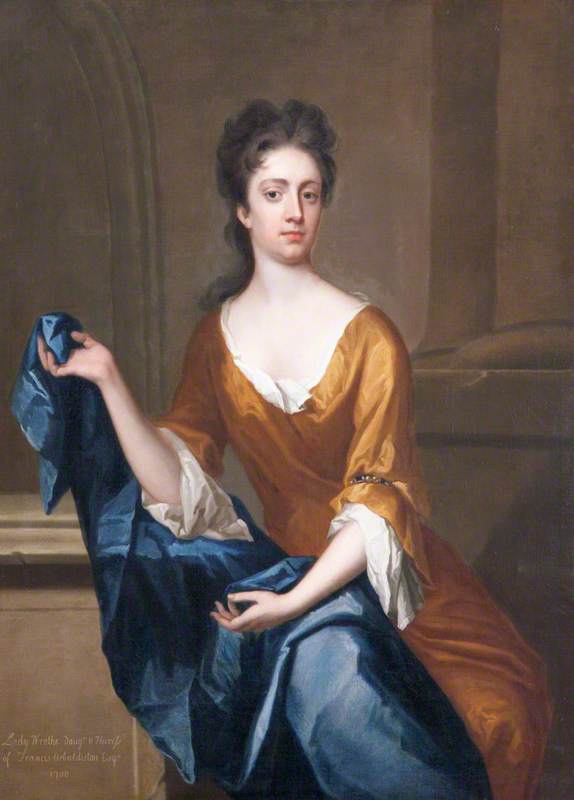 Wikioo.org - The Encyclopedia of Fine Arts - Painting, Artwork by Michael Dahl - Mary Osbaldeston (1678–before 1721), Lady Wroth