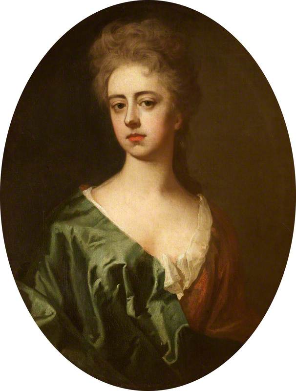 Wikioo.org - The Encyclopedia of Fine Arts - Painting, Artwork by Michael Dahl - Mary Cullen (d.1719), Lady Dutton