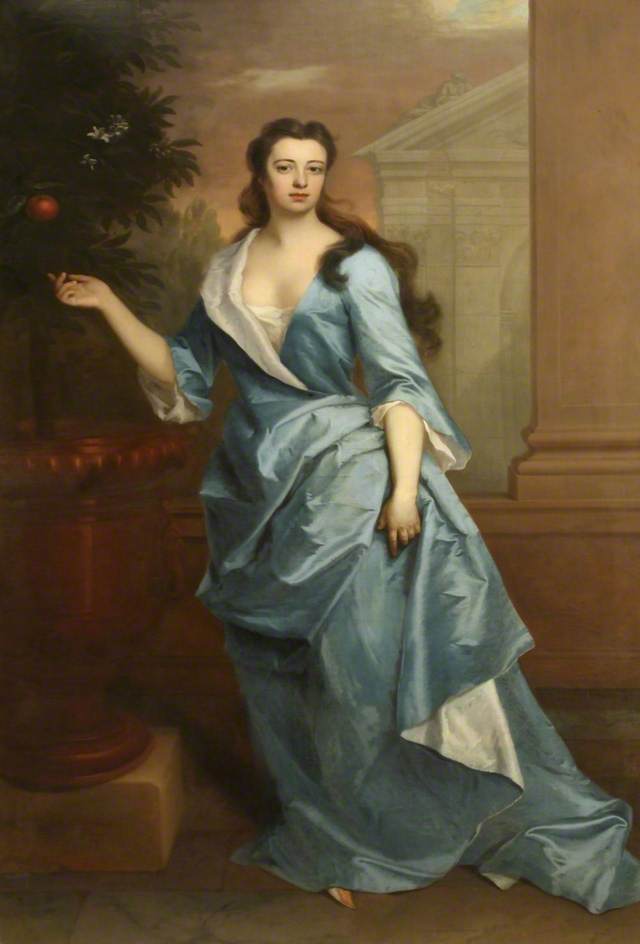 Wikioo.org - สารานุกรมวิจิตรศิลป์ - จิตรกรรม Michael Dahl - Henrietta Maria (1686 1687–1718), Baroness Ashburnham