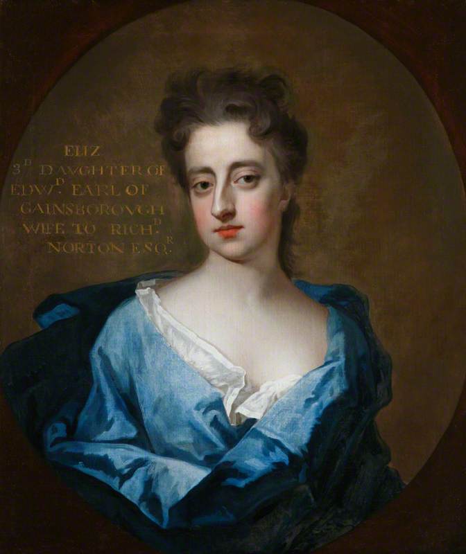 Wikioo.org - The Encyclopedia of Fine Arts - Painting, Artwork by Michael Dahl - Elizabeth Noel (d.1705), Lady Norton