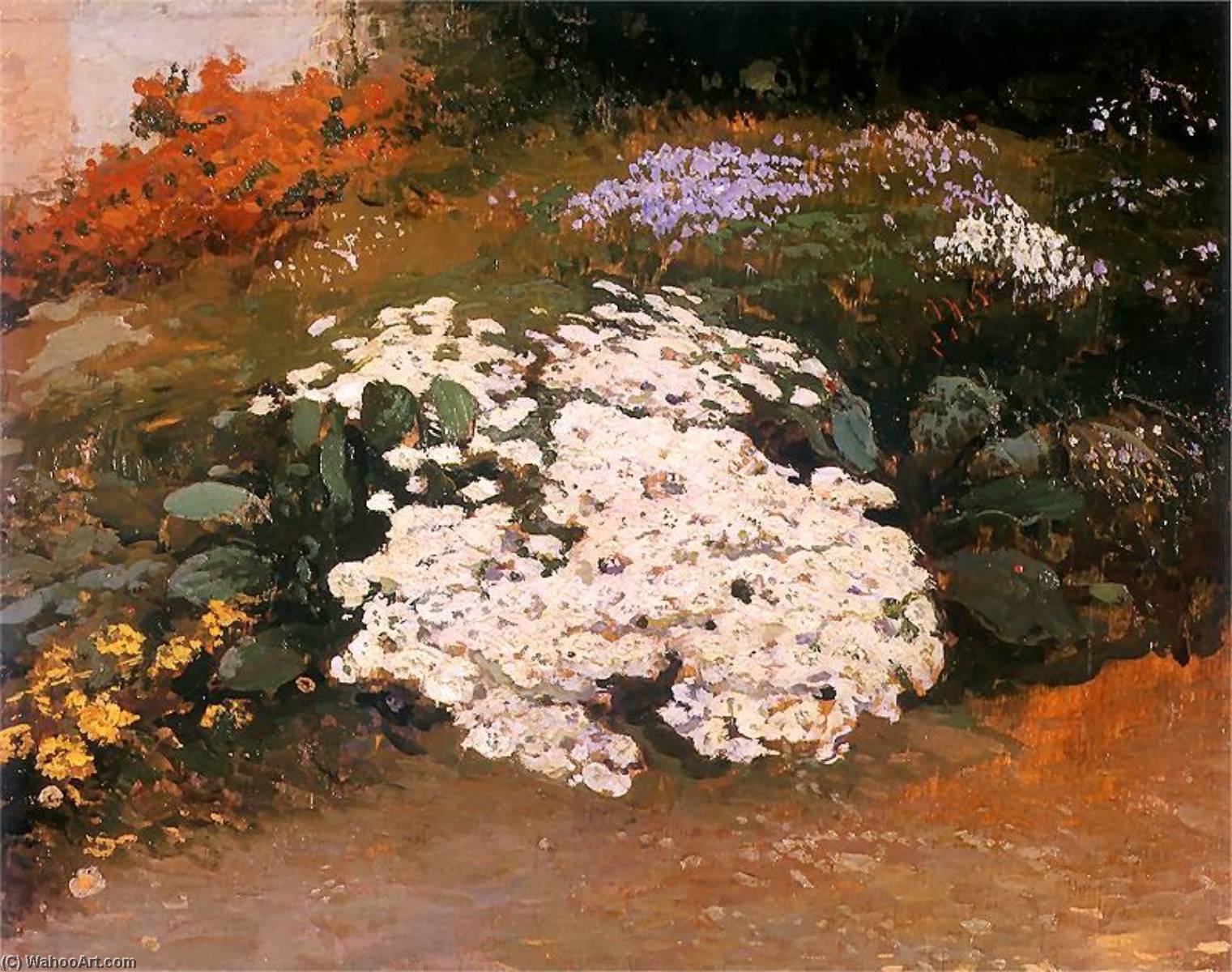 Wikioo.org - The Encyclopedia of Fine Arts - Painting, Artwork by Leon Jan Wyczolkowski - Garden