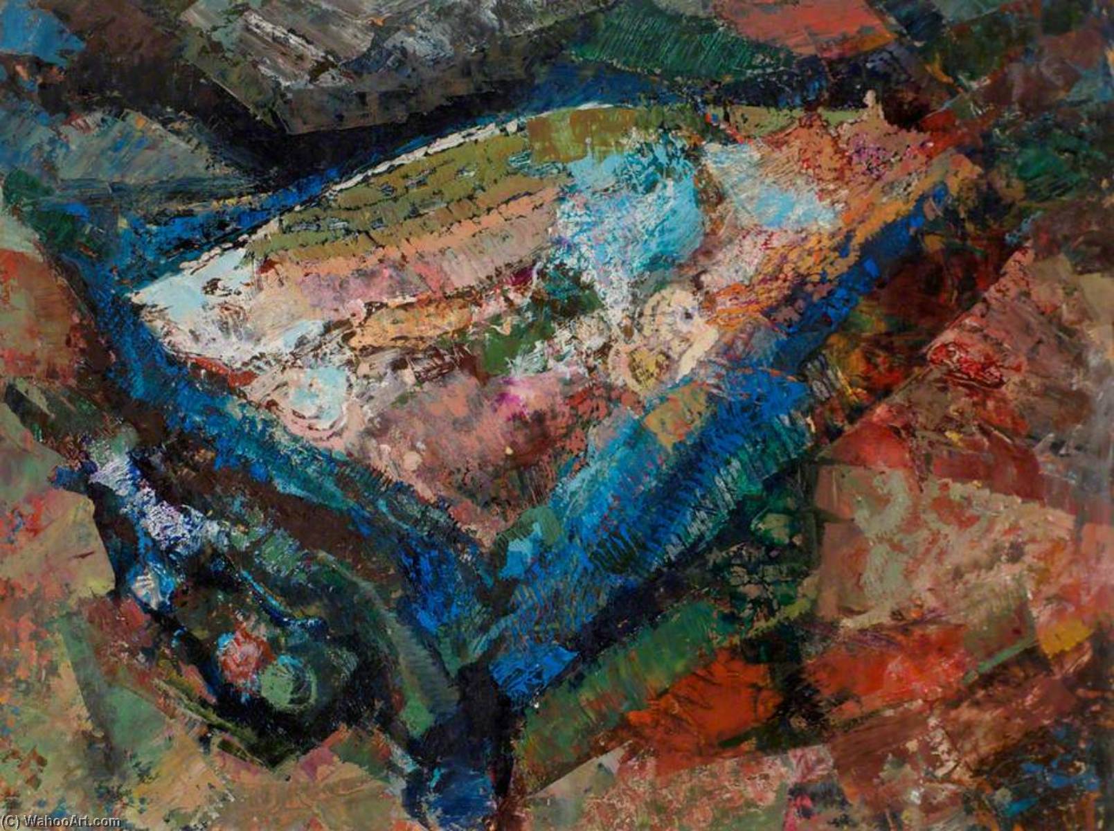 Wikioo.org – L'Enciclopedia delle Belle Arti - Pittura, Opere di Ray Howard Jones - roccia stagno