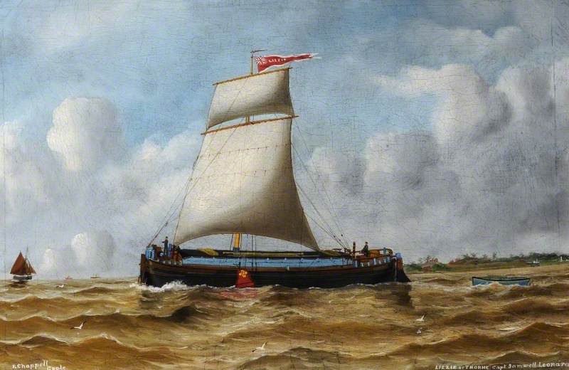 Wikioo.org - The Encyclopedia of Fine Arts - Painting, Artwork by Ruben Chappell - The Keel 'Lizzie' of Thorne
