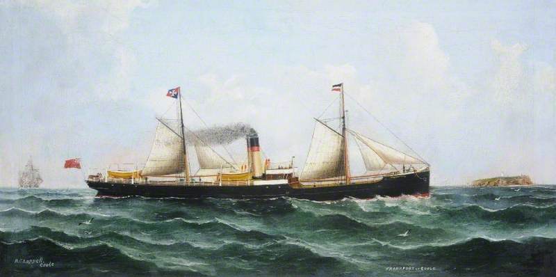 Wikioo.org - The Encyclopedia of Fine Arts - Painting, Artwork by Ruben Chappell - SS 'Frankfurt'