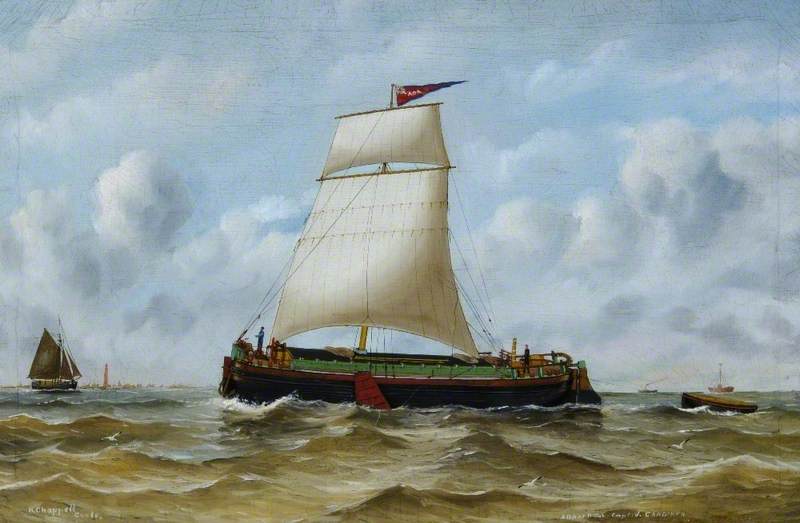 Wikioo.org - The Encyclopedia of Fine Arts - Painting, Artwork by Ruben Chappell - Humber Keel 'Ada'