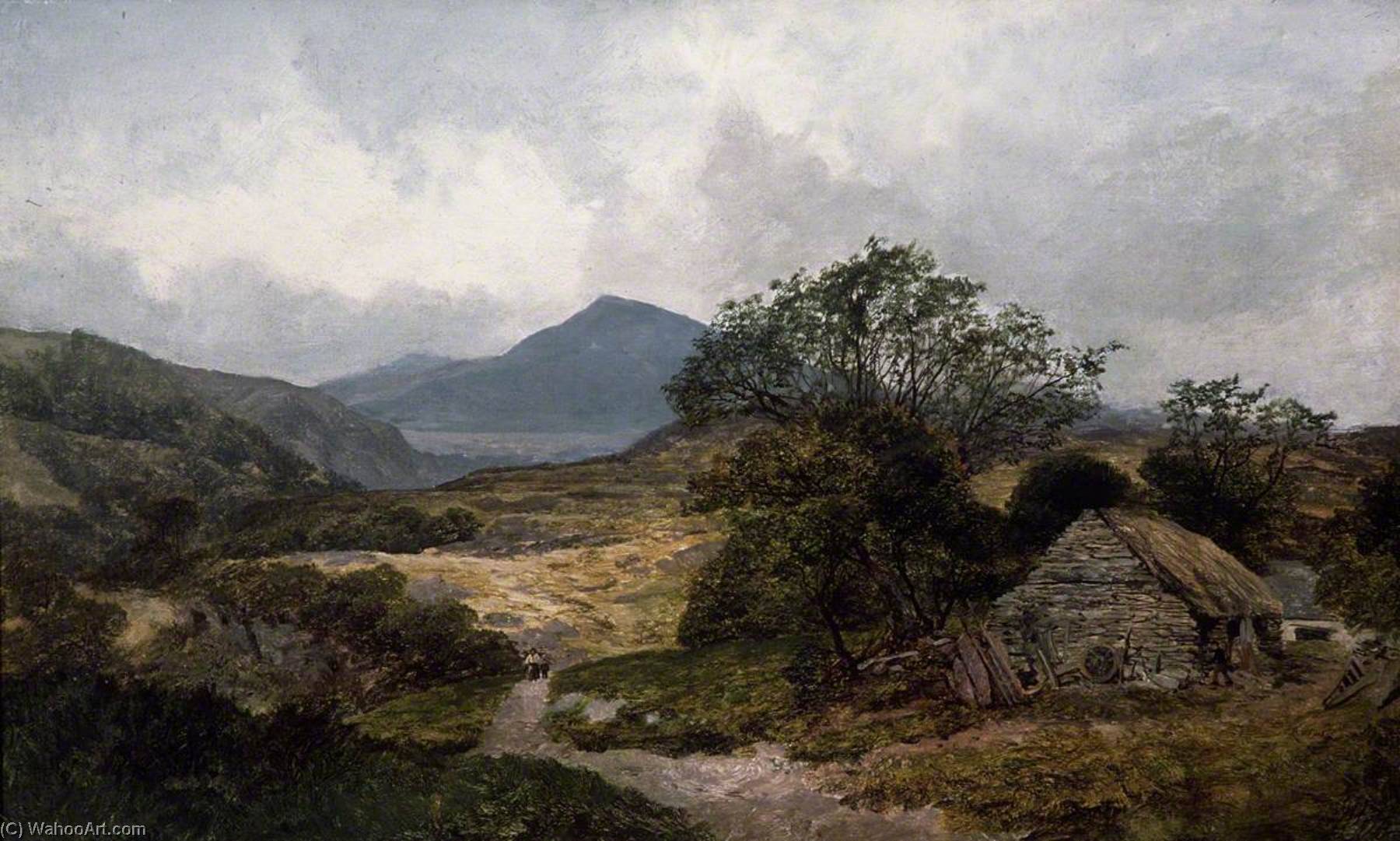Wikioo.org - The Encyclopedia of Fine Arts - Painting, Artwork by James Peel - Moel Siabod, North Wales