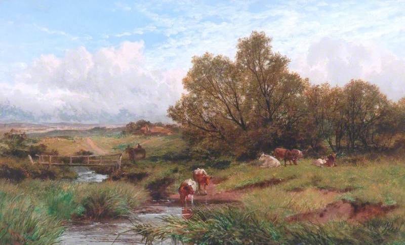 Wikioo.org - The Encyclopedia of Fine Arts - Painting, Artwork by James Peel - Landscape with Cows