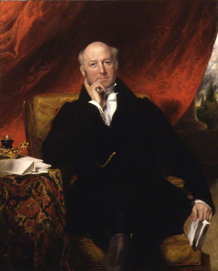 Wikioo.org - The Encyclopedia of Fine Arts - Painting, Artwork by Samuel Lane - Sir Charles Mansfield Clarke (1782–1857), Bt