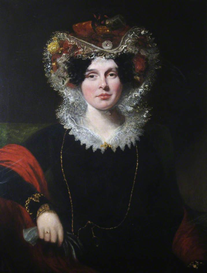Wikioo.org - The Encyclopedia of Fine Arts - Painting, Artwork by Samuel Lane - Elizabeth Hobbes, Wife of Luke Groves Hansard