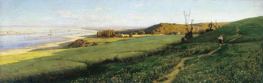 Wikioo.org - The Encyclopedia of Fine Arts - Painting, Artwork by Vladimir Orlovsky - The Dnieper River