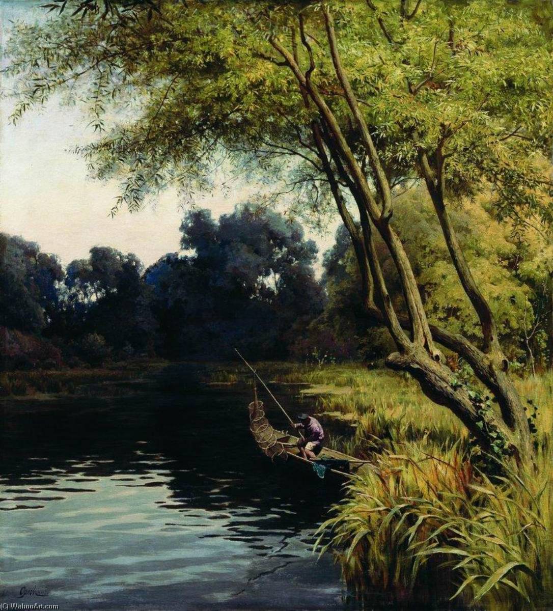 Wikioo.org - The Encyclopedia of Fine Arts - Painting, Artwork by Vladimir Orlovsky - Fishing