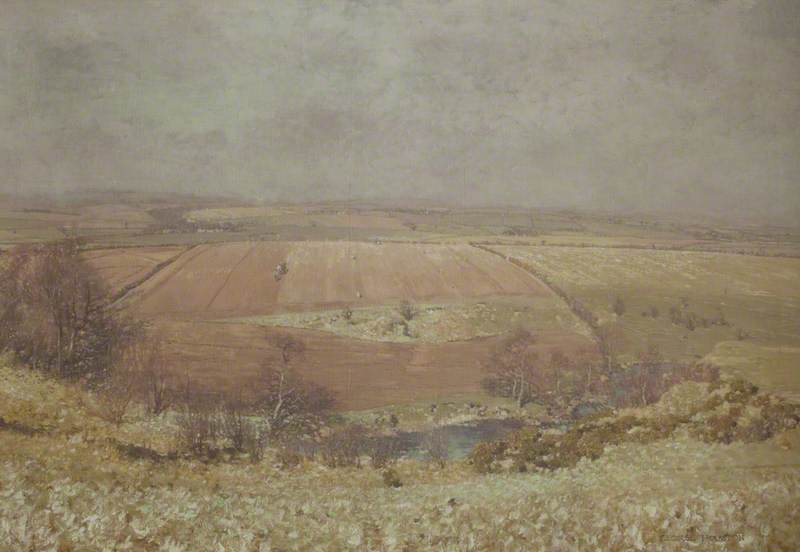 Wikioo.org - The Encyclopedia of Fine Arts - Painting, Artwork by George Houston - Seed Time in Ayrshire