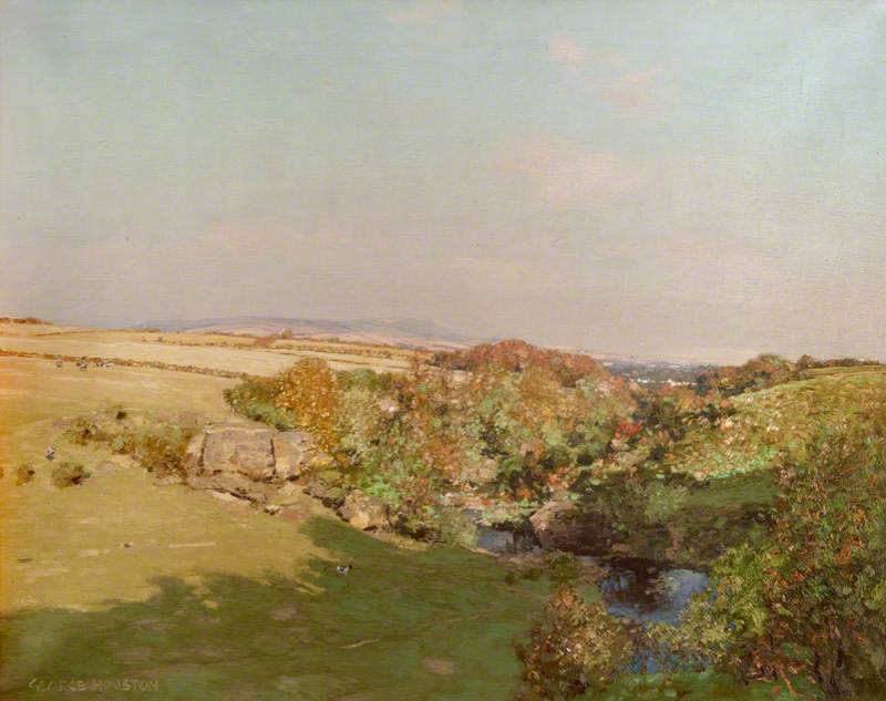 Wikioo.org - The Encyclopedia of Fine Arts - Painting, Artwork by George Houston - Peden's Point, Dalry