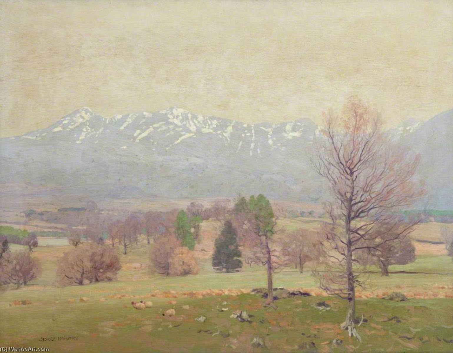 Wikioo.org - The Encyclopedia of Fine Arts - Painting, Artwork by George Houston - Early Morning