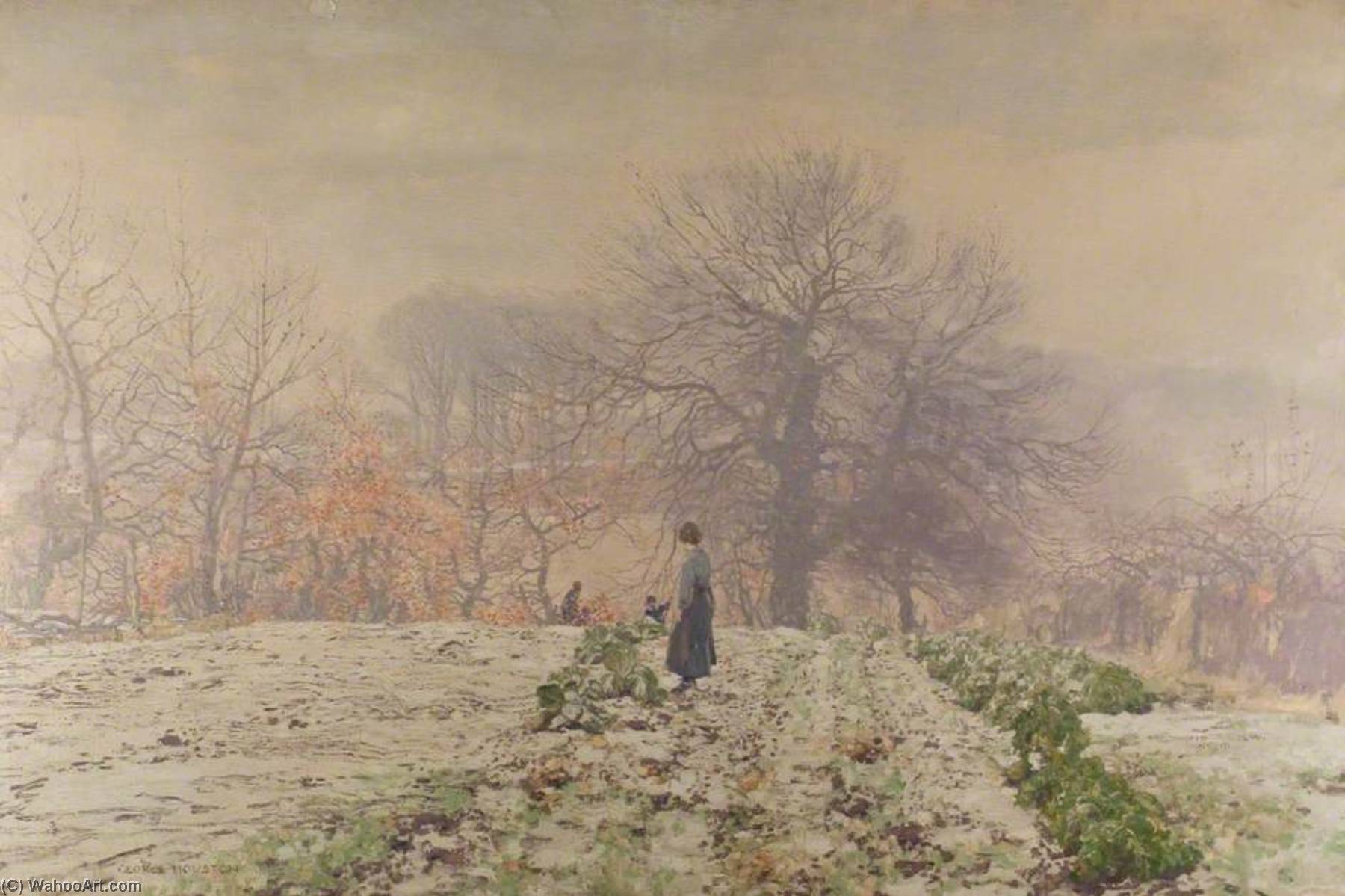 Wikioo.org - The Encyclopedia of Fine Arts - Painting, Artwork by George Houston - Winter Morning
