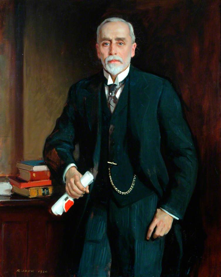 Wikioo.org - The Encyclopedia of Fine Arts - Painting, Artwork by Richard Jack - Sir James P. Hinchcliffe, Chairman of the County Council of the West Riding of Yorkshire (1916–1933)