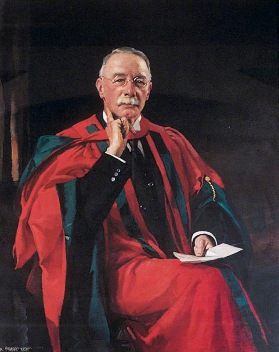 Wikioo.org - The Encyclopedia of Fine Arts - Painting, Artwork by Richard Jack - Arthur George Perkin (1861–1937), DSc, FRS, Professor of Colour Chemistry at the University of Leeds (1892–1926)
