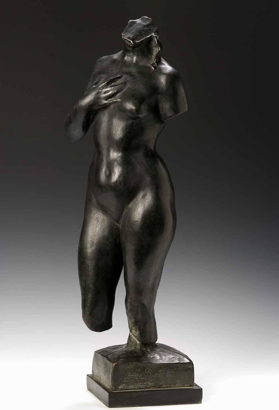 WikiOO.org - Encyclopedia of Fine Arts - Lukisan, Artwork Paul Wayland Bartlett - Standing Female Torso