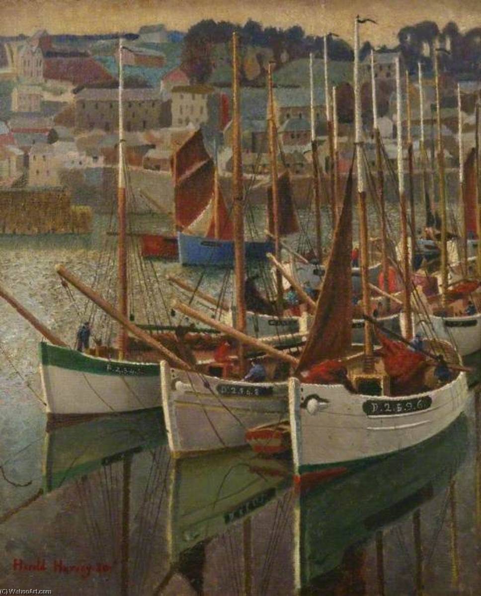 WikiOO.org - Encyclopedia of Fine Arts - Lukisan, Artwork Harold Harvey - French Crabbers