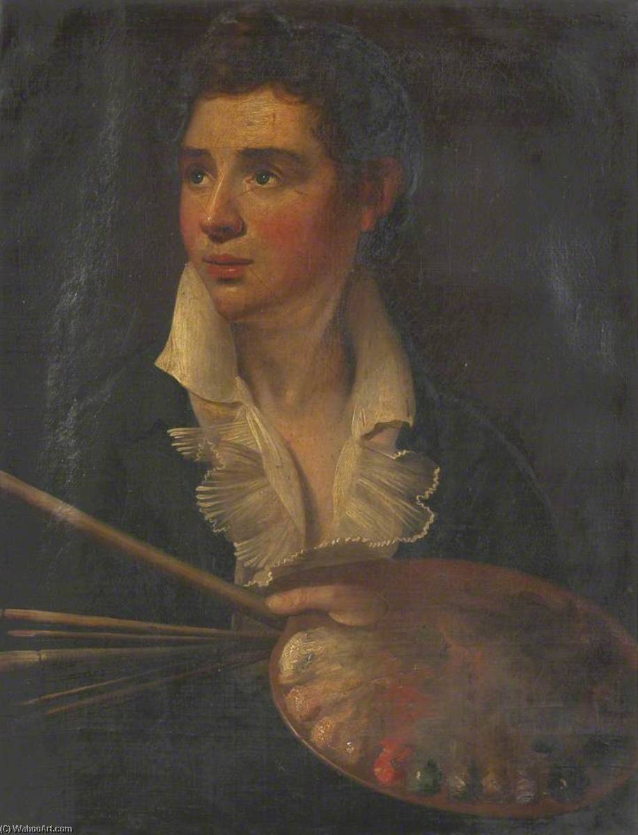 Wikioo.org - The Encyclopedia of Fine Arts - Painting, Artwork by George Sheffield Senior - Self Portrait