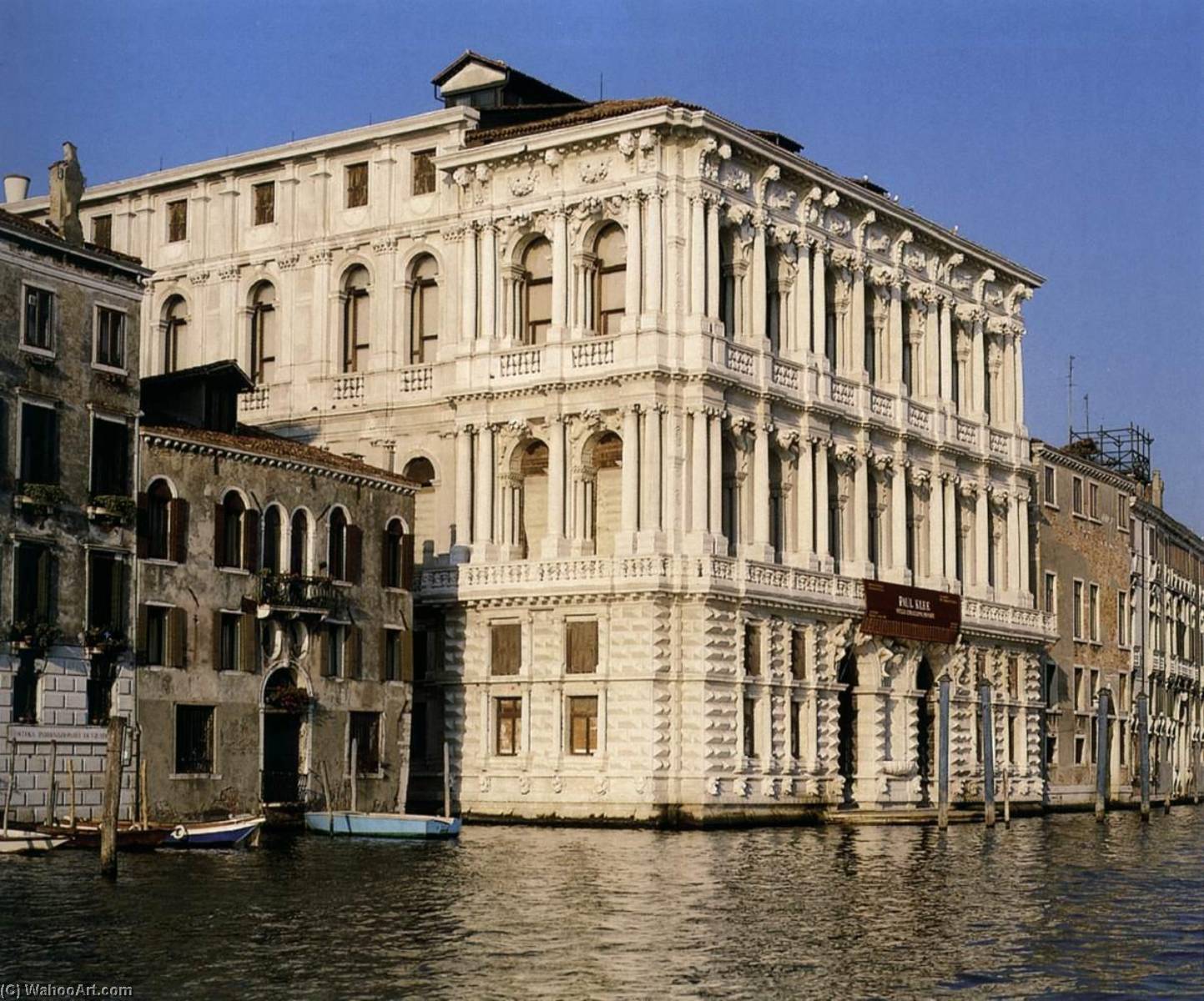 WikiOO.org - Encyclopedia of Fine Arts - Lukisan, Artwork Baldassare Longhena - Ca' Pesaro View from the Canal Grande