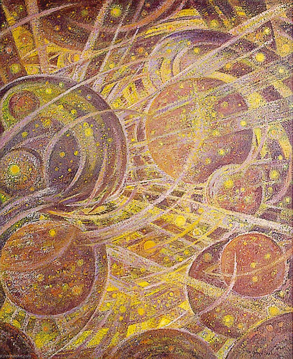 Wikioo.org - The Encyclopedia of Fine Arts - Painting, Artwork by George Graham - Spheres and Atoms