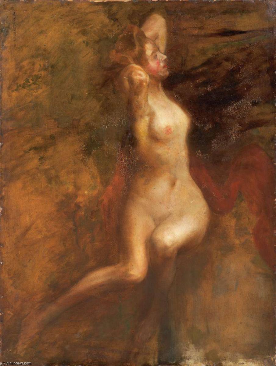Wikioo.org - The Encyclopedia of Fine Arts - Painting, Artwork by Bertalan Karlovszky - Female Nude