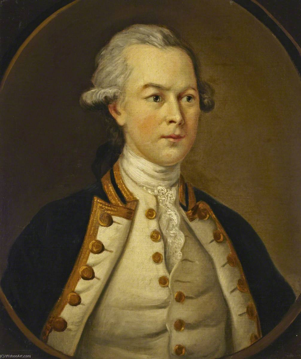 Wikioo.org - The Encyclopedia of Fine Arts - Painting, Artwork by Nathaniel Hone I - Captain Michael Clements (d.1796 )