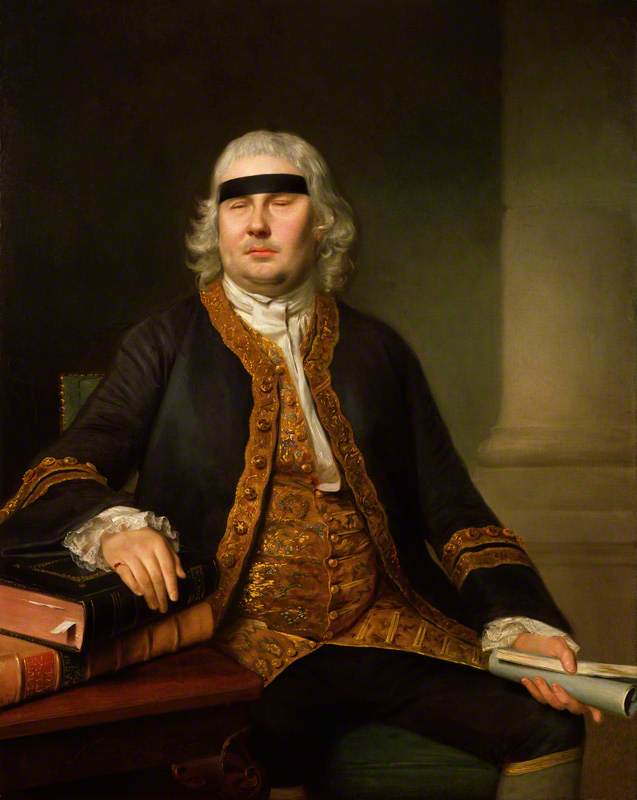 WikiOO.org - Enciklopedija dailės - Tapyba, meno kuriniai Nathaniel Hone I - Sir John Fielding
