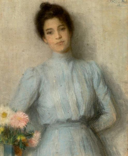 WikiOO.org - Encyclopedia of Fine Arts - Lukisan, Artwork Janis Rozentāls - Mērijas Grosvaldes portrets