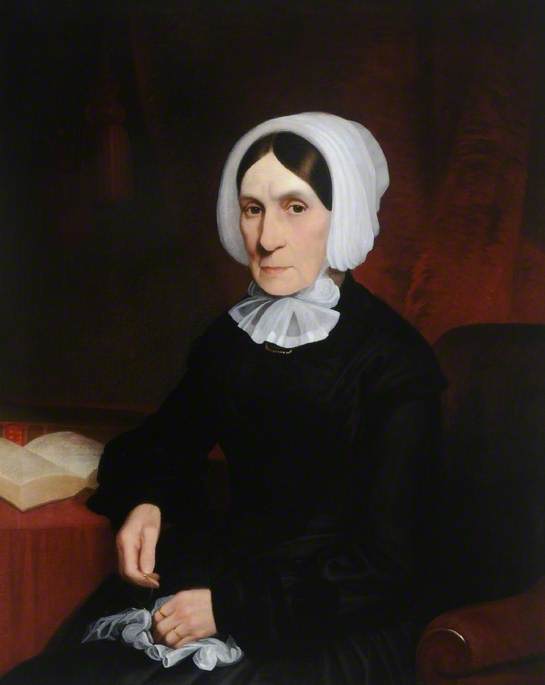 Wikioo.org - The Encyclopedia of Fine Arts - Painting, Artwork by Abel Hold - Mrs Elizabeth Spencer Stanhope (1795–1873)