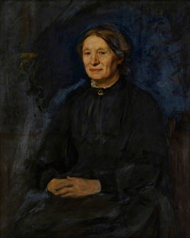 Wikioo.org - The Encyclopedia of Fine Arts - Painting, Artwork by William Walls - The Artist's Mother, Mrs James Walls