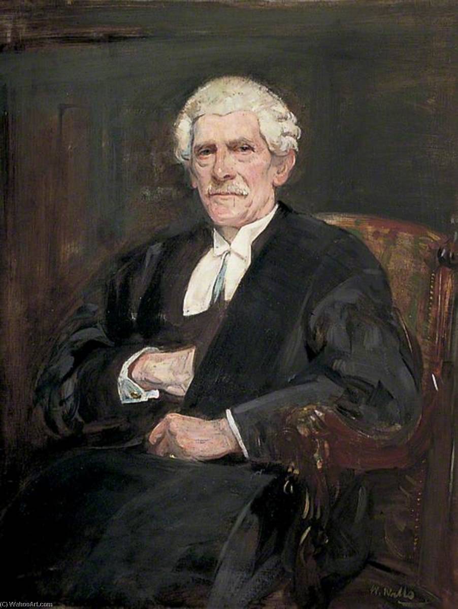Wikioo.org - Bách khoa toàn thư về mỹ thuật - Vẽ tranh, Tác phẩm nghệ thuật William Walls - Lance Monckton, Town Clerk (1905–1930)