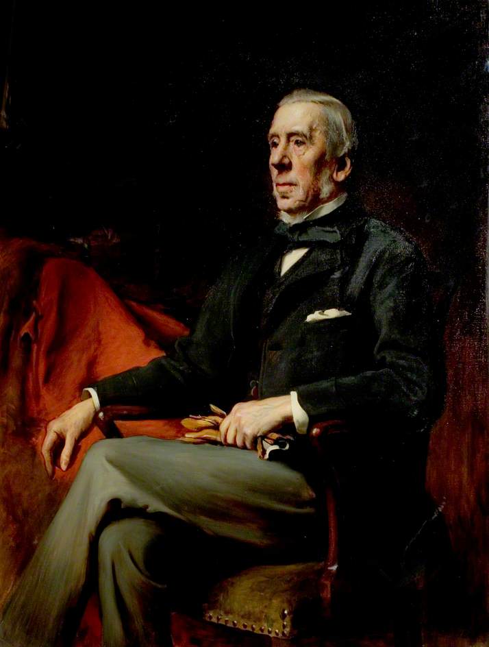 Wikioo.org - The Encyclopedia of Fine Arts - Painting, Artwork by Lance Calkin - Alderman John Barber, JP, Sheriff of Nottingham (1846), Mayor of Nottingham (1867–1869)