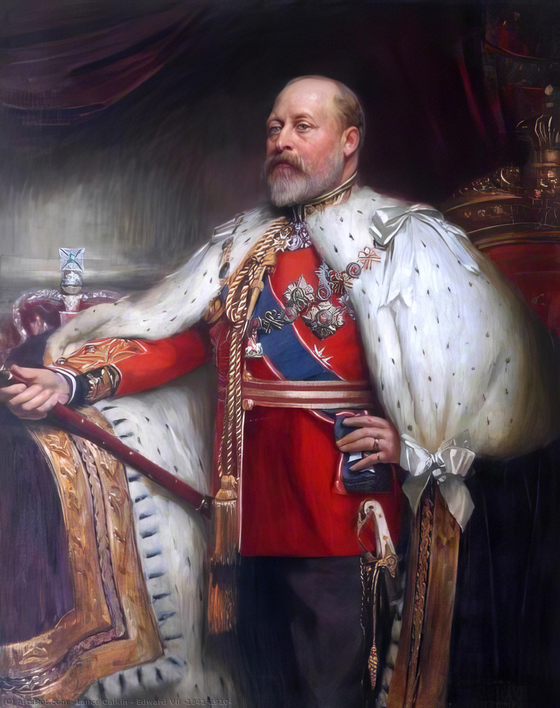 Wikioo.org - The Encyclopedia of Fine Arts - Painting, Artwork by Lance Calkin - Edward VII (1841–1910)