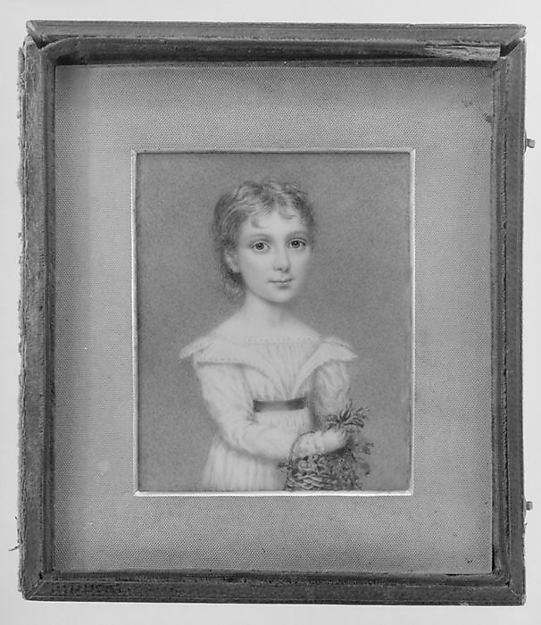 Wikioo.org - The Encyclopedia of Fine Arts - Painting, Artwork by Nathaniel Rogers - Portrait of a Girl